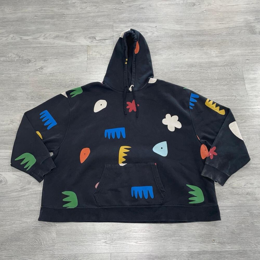 Jordan Artist Series by Mia Lee Women's Plus 3X Fleece Hoodie Sweater Sweatshirt